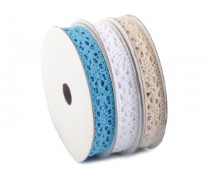 5m Häkelspitze Borte Baumwollspitze Farbvarianten 3